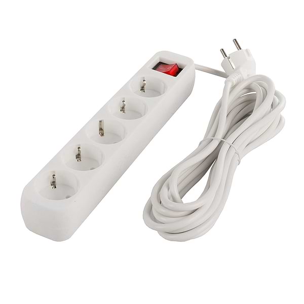 Фото - Мережевий фільтр Colorway 2m White (CW-PSEA52W)