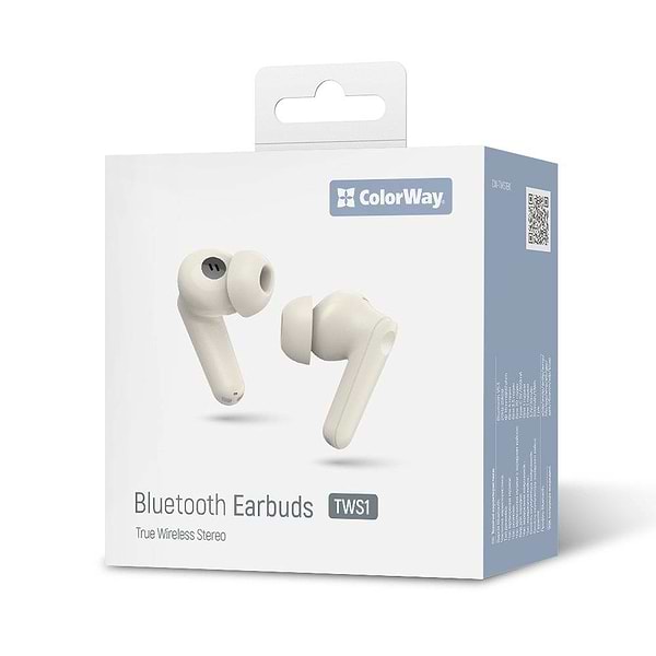 Фото - Наушники вкладыши беспроводные TWS Colorway Slim TWS-1 Earbuds Long Life (CW-TWS1BE)