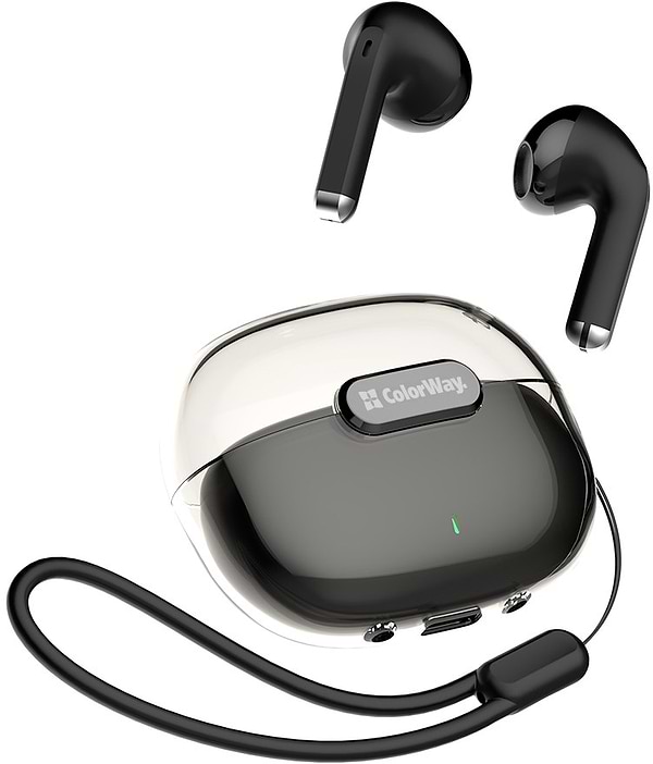 Фото - Навушники вкладиші бездротові TWS Colorway Slim TWS-2 Earbuds Black (CW-TWS2BK)