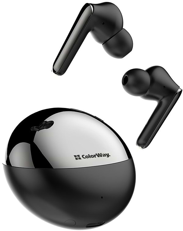 Фото - Навушники вкладиші бездротові TWS Colorway TWS-3 Earbuds Black (CW-TWS3BK)