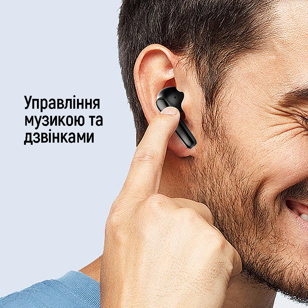 Фото - Навушники вкладиші бездротові TWS Colorway TWS-3 Earbuds Black (CW-TWS3BK)