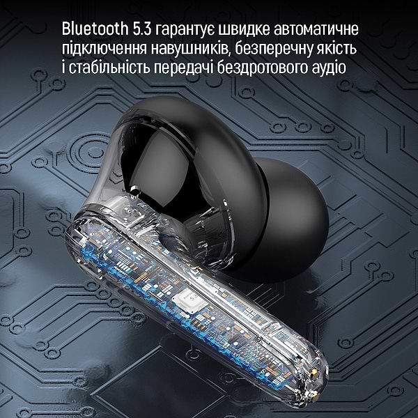 Фото - Навушники вкладиші бездротові TWS Colorway TWS-3 Earbuds Black (CW-TWS3BK)