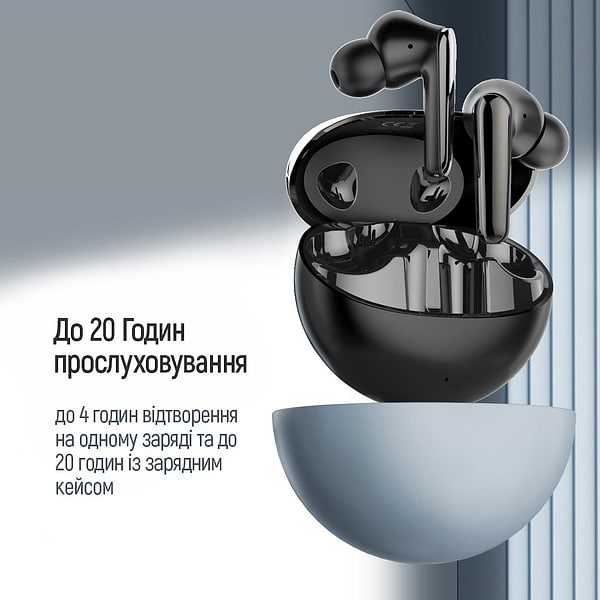 Фото - Навушники вкладиші бездротові TWS Colorway TWS-3 Earbuds Black (CW-TWS3BK)