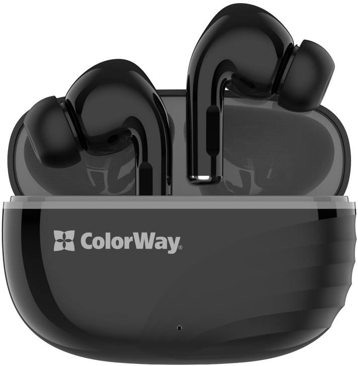 Навушники вкладиші бездротові TWS Colorway Slim TWS-5 Earbuds Black (CW-TWS5BK) - Фото 1