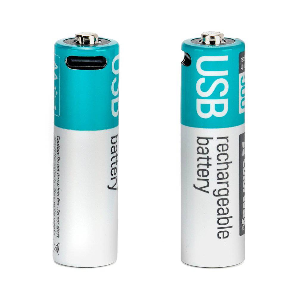 Фото - Акумулятор тип AA Colorway USB-С 2200 мАЧ 1.5В 2 шт. (CW-UBAA-10)
