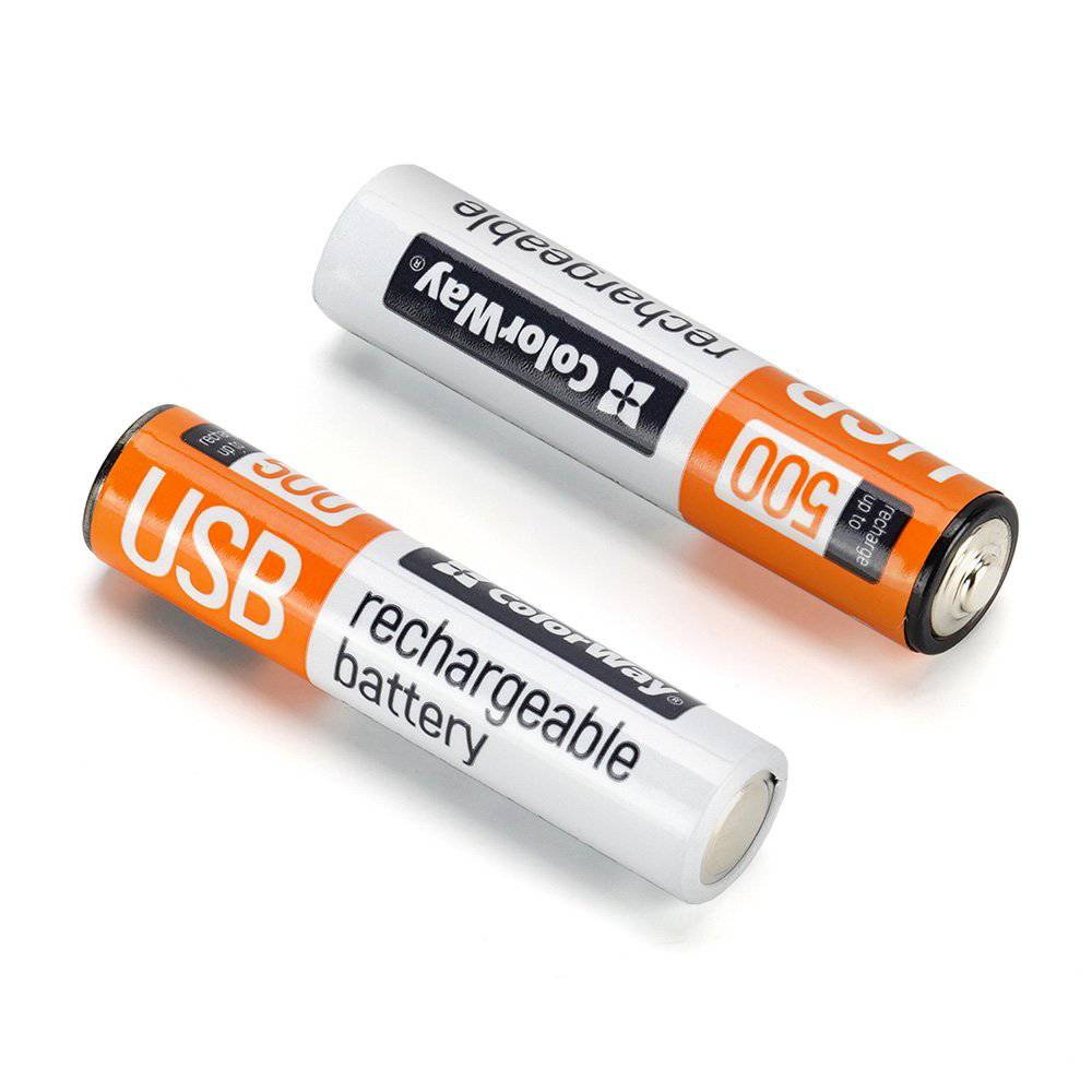 Фото - Акумулятор тип AAA Colorway USB-С 590 мАЧ 1.5В 2 шт. (CW-UBAAA-09)