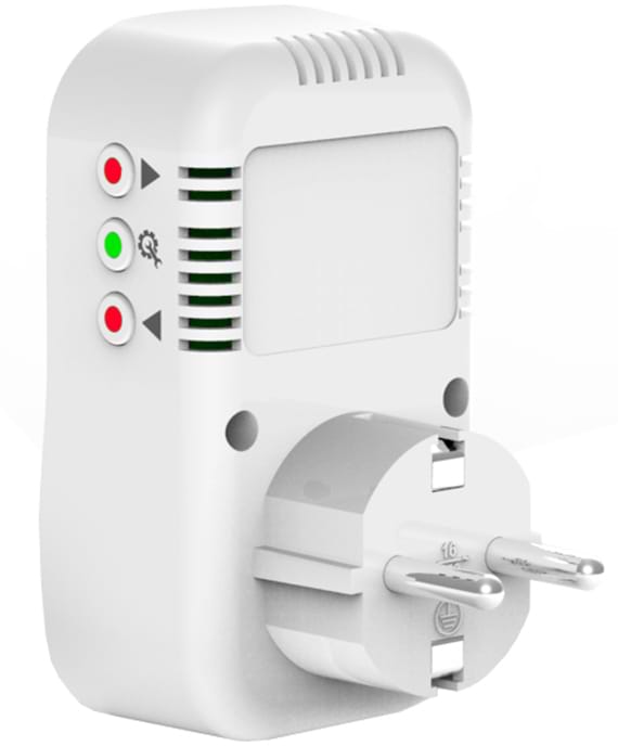 Фото - Автомат защиты от всплесков напряжения Colorway 16A/3680W 150V-210V/230V-280V DS1 White (CW-VR16-01D)