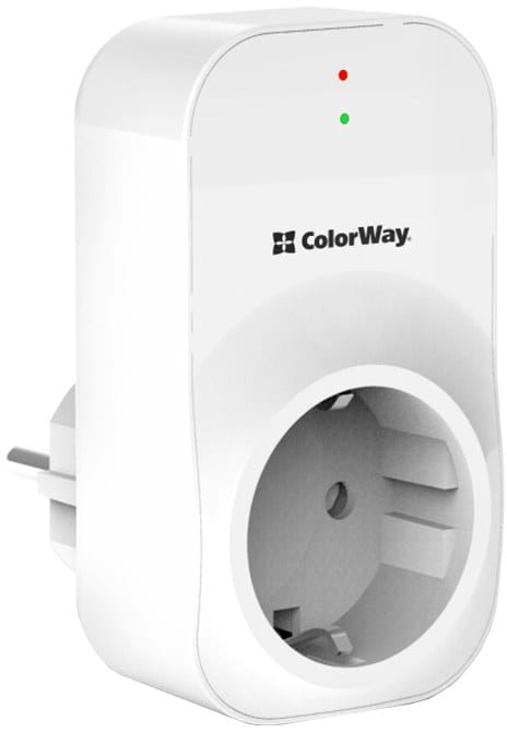 Фото - Автомат захисту від сплесків напруги Colorway 16A/3680W 165V/260V LED1 White (CW-VR16-03L)