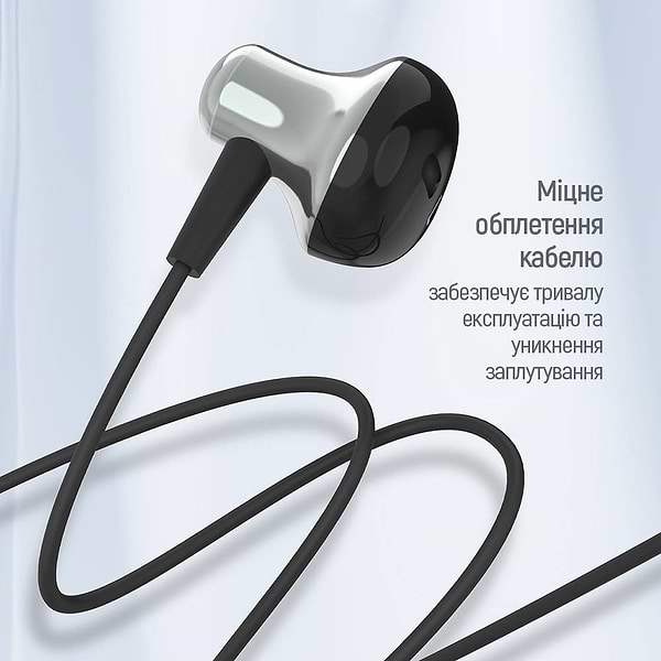 Фото - Навушники вкладиші дротові Colorway 3.5 mm Wired Earphone Blast 1 Black (CW-WD01BK)