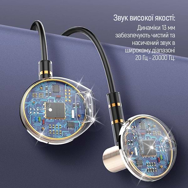 Фото - Навушники вкладиші дротові Colorway 3.5 mm Wired Earphone Blast 2 Black (CW-WD02BK)