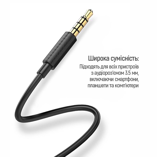 Фото - Навушники вкладиші дротові Colorway 3.5 mm Wired Earphone Blast 2 Black (CW-WD02BK)
