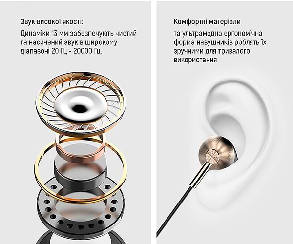 Фото - Навушники вкладиші дротові Colorway 3.5 mm Wired Earphone Blast 2 Black (CW-WD02BK)