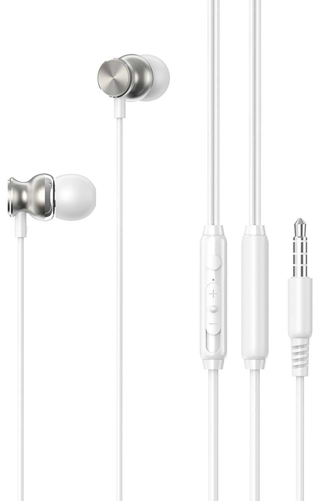 Навушники вкладиші дротові Colorway 3.5 mm Wired Earphone UrbanBeat White (CW-WD03WT) - Фото 1