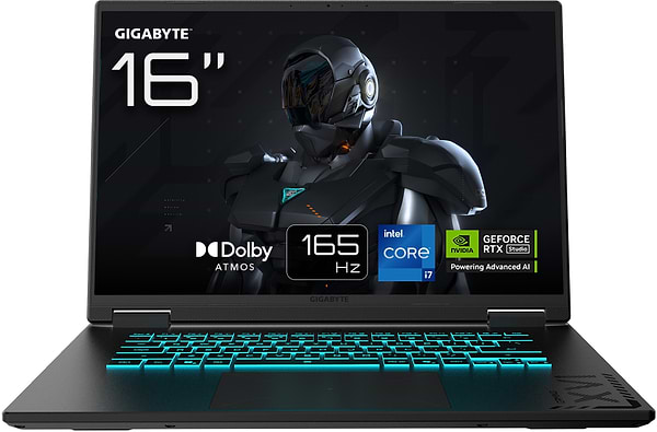 Фото - Ноутбук ігровий Gigabyte Gaming A16 (CTHI3UA894SD) Black Steel