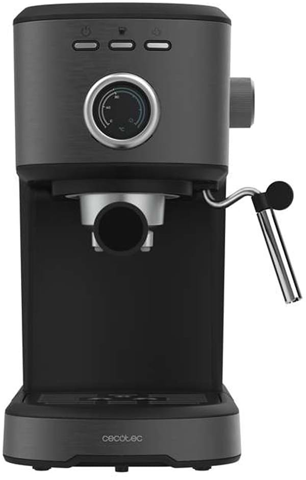 Фото - Уценка - Кофеварка рожковая Cecotec Power Espresso 20 Pecan Steel (CCTC-00275)