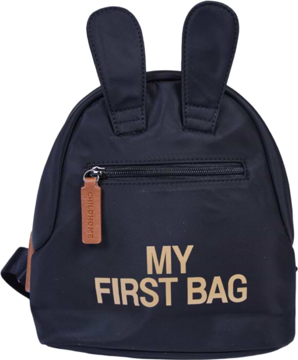 Фото - Рюкзак дитячий Childhome My First Bag Black/Gold (CWKIDBBL)