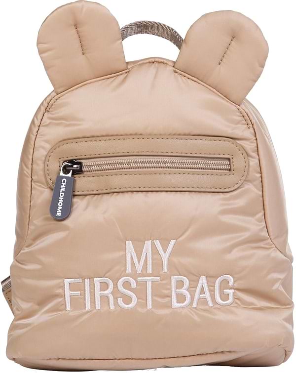 Фото - Рюкзак дитячий Childhome My first bag Puffered Beige (CWKIDBPBE)