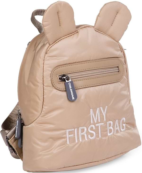 Фото - Рюкзак дитячий Childhome My first bag Puffered Beige (CWKIDBPBE)