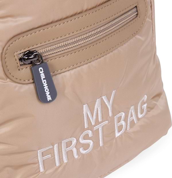 Фото - Рюкзак дитячий Childhome My first bag Puffered Beige (CWKIDBPBE)