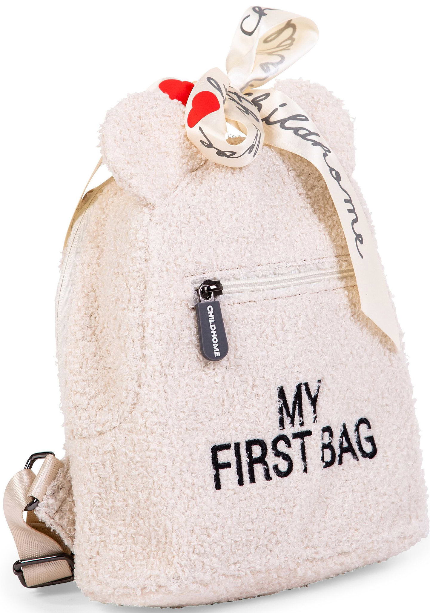 Рюкзак дитячий Childhome My first bag - Teddy White (CWKIDBTW)