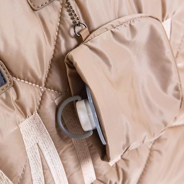 Фото - Сумка для батьків Childhome Puffered Beige (CWMBBPBE)