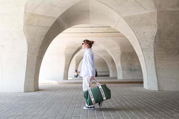 Фото - Сумка для батьків Childhome Mommy bag Signature - Canvas Green (CWMBBSCGR)