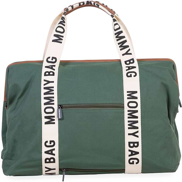 Фото - Сумка для батьків Childhome Mommy bag Signature - Canvas Green (CWMBBSCGR)