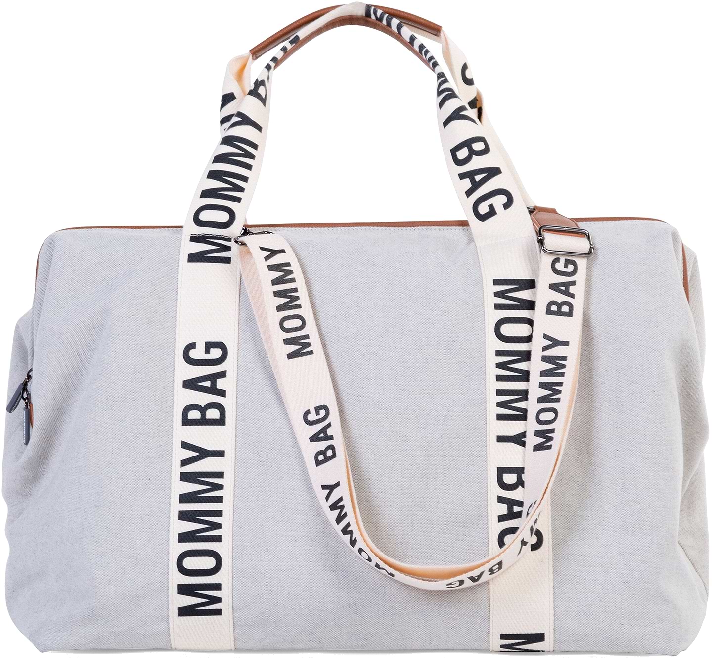 Сумка для родителей Childhome Mommy bag Signature - Canvas off White (CWMBBSCOW) - Фото 1