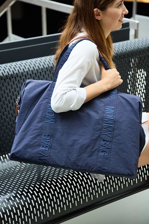 Фото - Сумка для батьків Childhome Mommy bag Signature navy (CWMBBSUNA)