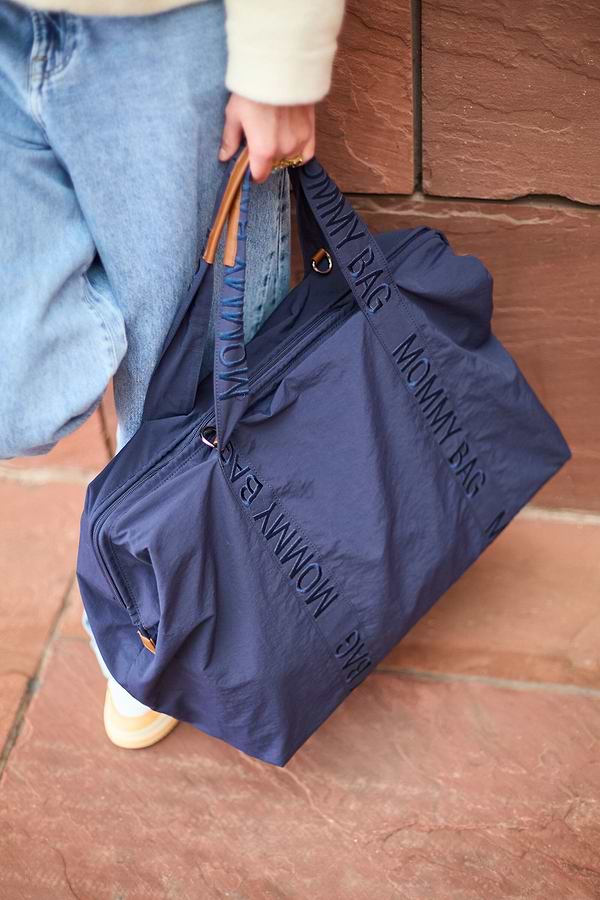 Фото - Сумка для батьків Childhome Mommy bag Signature navy (CWMBBSUNA)