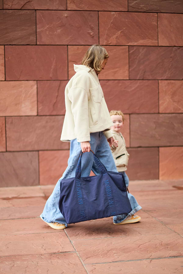 Фото - Сумка для батьків Childhome Mommy bag Signature navy (CWMBBSUNA)