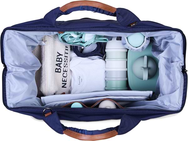 Фото - Сумка для батьків Childhome Mommy bag Signature navy (CWMBBSUNA)