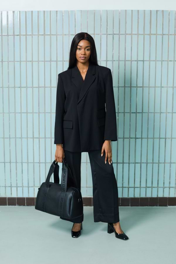 Фото - Сумка для батьків Childhome Mommy club Signature vegan leather Black (CWMCSLBL)