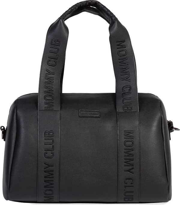 Фото - Сумка для батьків Childhome Mommy club Signature vegan leather Black (CWMCSLBL)