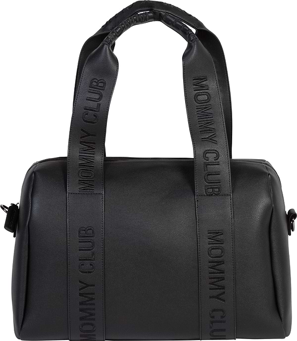 Фото - Сумка для батьків Childhome Mommy club Signature vegan leather Black (CWMCSLBL)