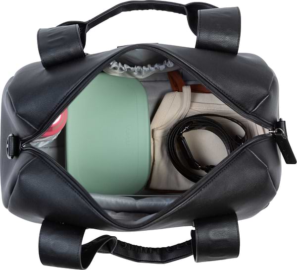 Фото - Сумка для батьків Childhome Mommy club Signature vegan leather Black (CWMCSLBL)