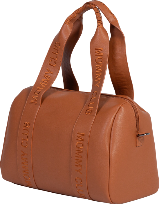 Фото - Сумка для батьків Childhome Mommy Club Signature Vegan Leather Brown (CWMCSLBR)