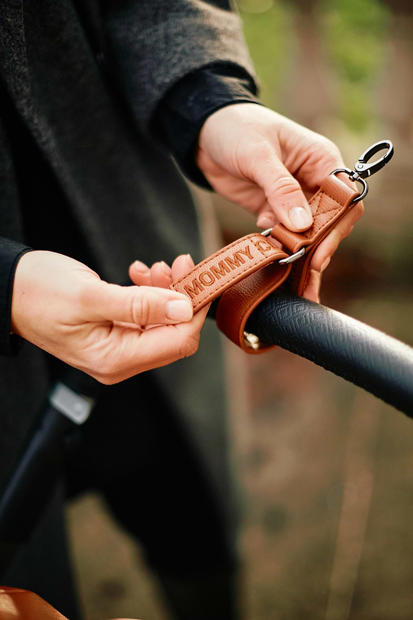 Фото - Сумка для батьків Childhome Mommy Club Signature Vegan Leather Brown (CWMCSLBR)