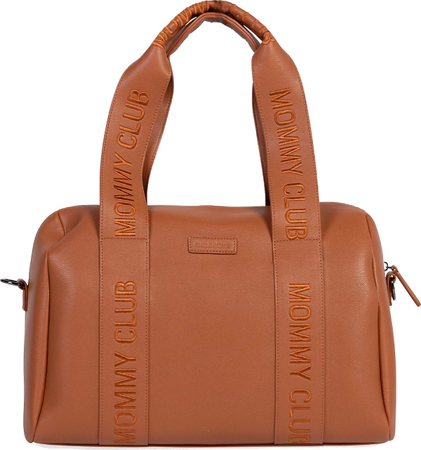 Фото - Сумка для батьків Childhome Mommy Club Signature Vegan Leather Brown (CWMCSLBR)
