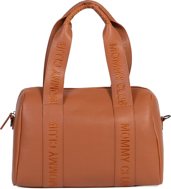 Фото - Сумка для батьків Childhome Mommy Club Signature Vegan Leather Brown (CWMCSLBR)