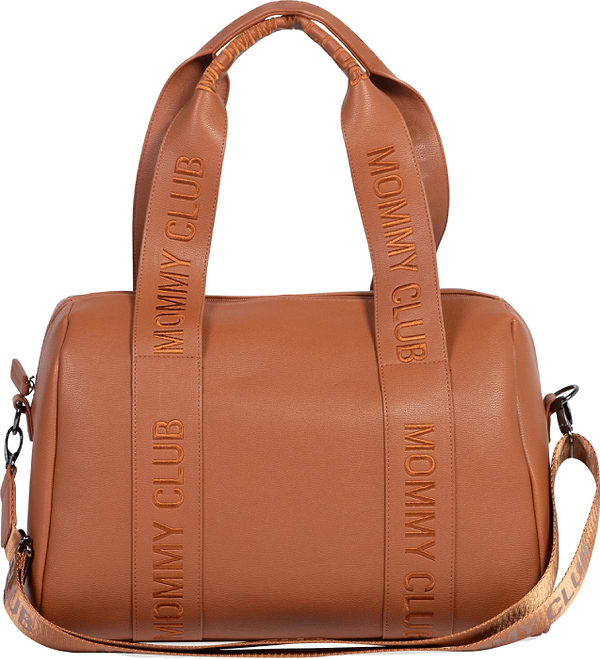 Фото - Сумка для батьків Childhome Mommy Club Signature Vegan Leather Brown (CWMCSLBR)