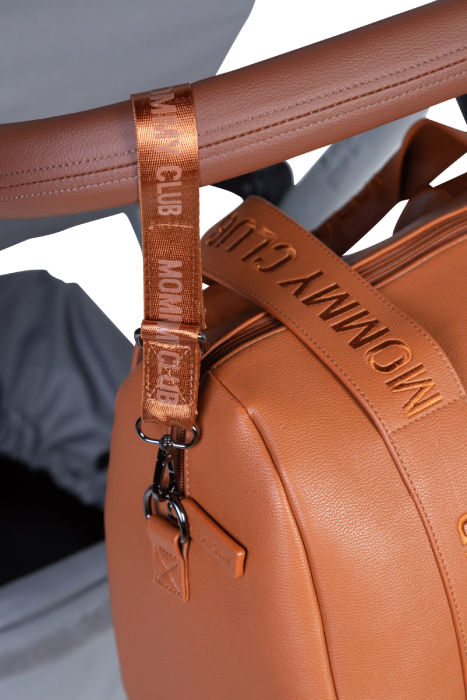 Фото - Сумка для батьків Childhome Mommy Club Signature Vegan Leather Brown (CWMCSLBR)
