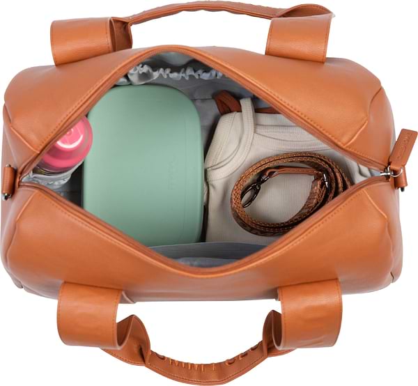 Фото - Сумка для батьків Childhome Mommy Club Signature Vegan Leather Brown (CWMCSLBR)