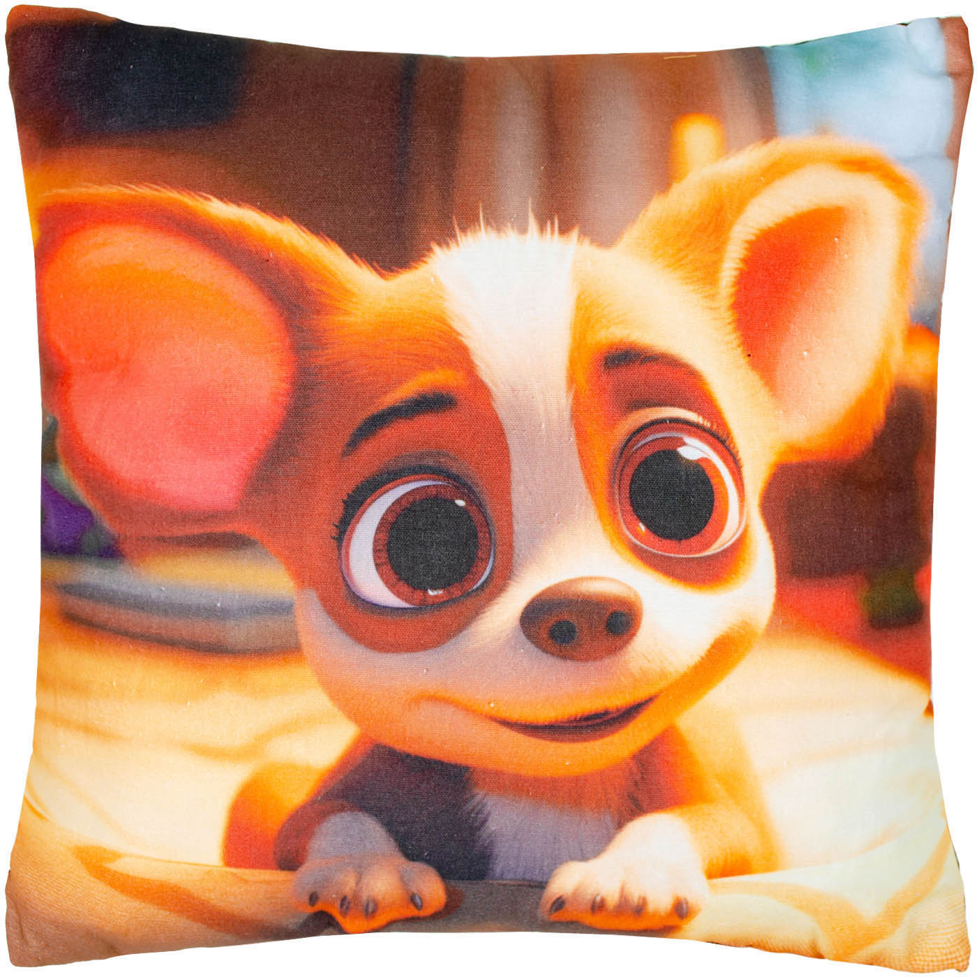 Подушка декоративная Home Line ПОЛУПАНАМА Песик Корги (ЦД) 45х45 (189219)