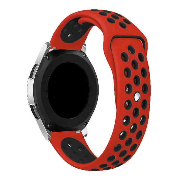 Фото - Ремешок для смарт-часов BeCover Vents Style for Honor MagicWatch 2 / Huawei Watch 3 Pro Classic 46mm Red-Black (707077)