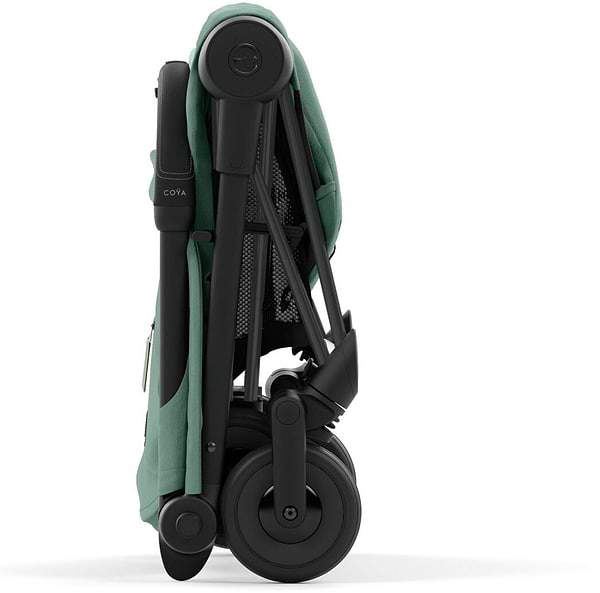 Фото - Коляска прогулочная Cybex Coya Matt Black Leaf Green (522004355)