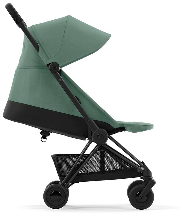 Фото - Коляска прогулочная Cybex Coya Matt Black Leaf Green (522004355)