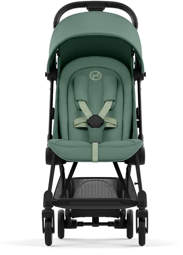 Фото - Коляска прогулочная Cybex Coya Matt Black Leaf Green (522004355)