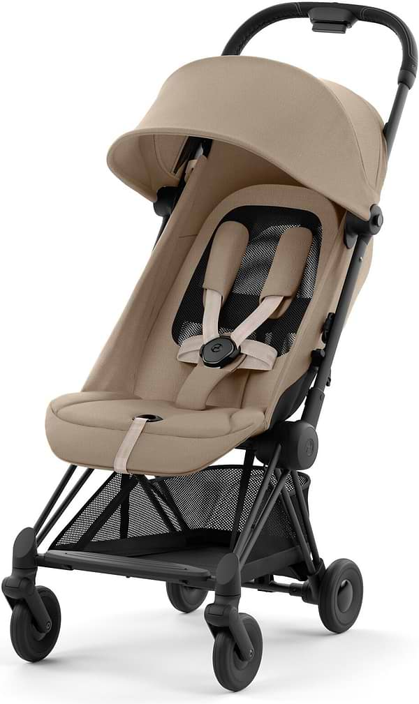 Фото - Коляска прогулочная Cybex Coya Matt Black Cozy Beige (522005197)