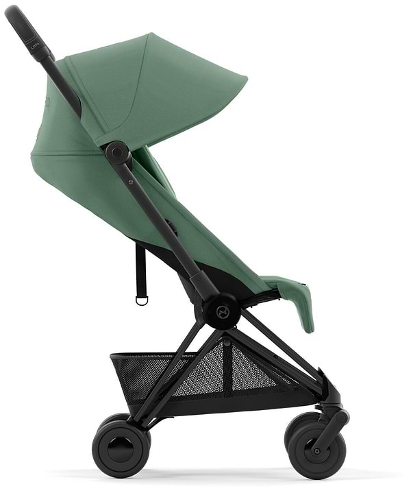 Фото - Коляска прогулочная Cybex Coya Matt Black Leaf Green (522004355)
